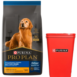 PRO PLAN senior+7 med y grand x 15 kg + CONTENEDOR