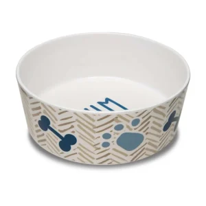 Loving Pets Dolce Yum Chevron Bowl